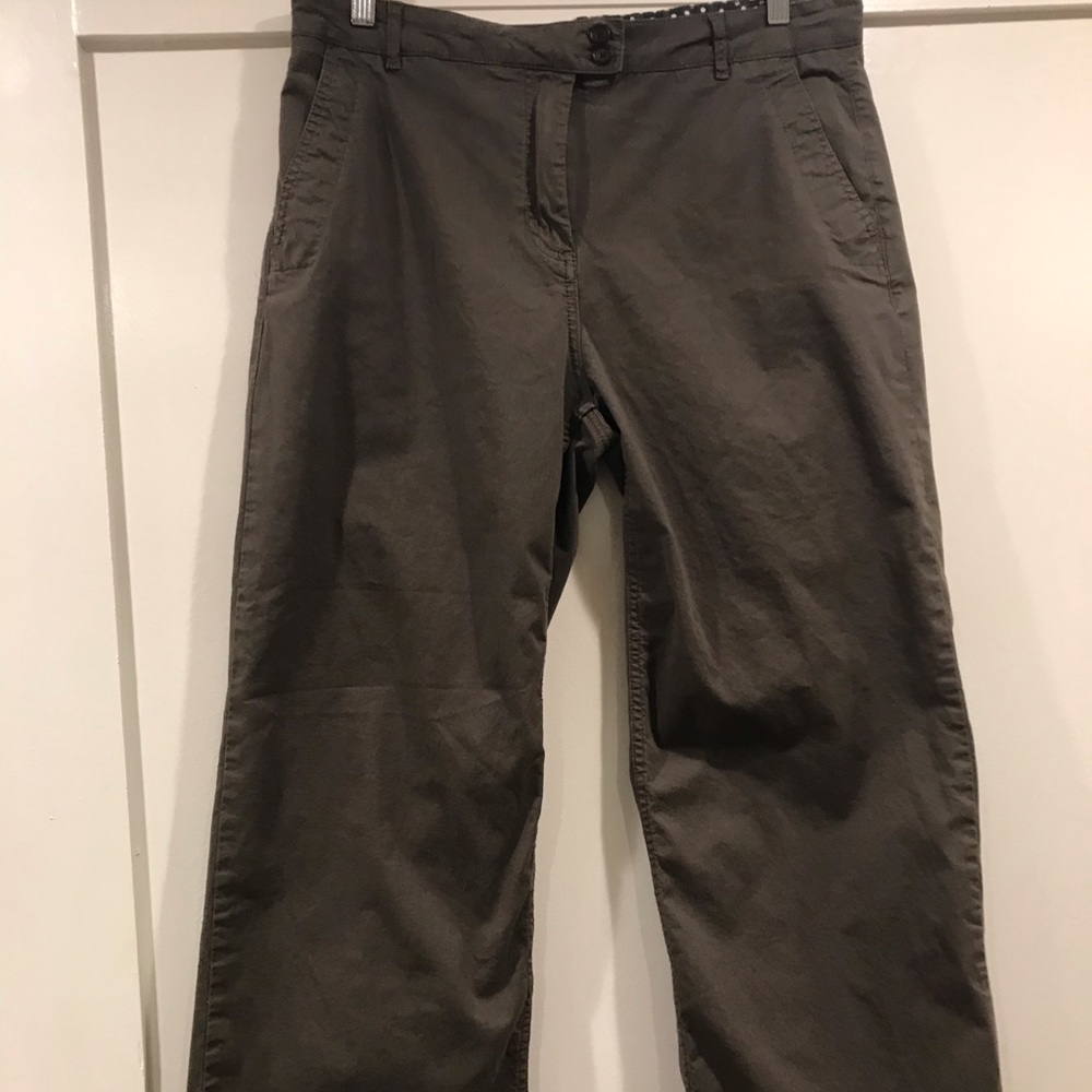 Biden crop wide leg pant